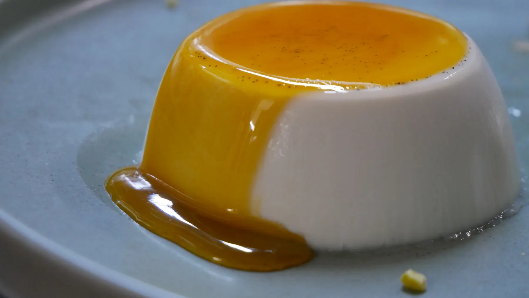 Panna cotta con salsa al caramello